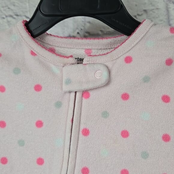 Carter's Baby Girl 12M Sleep & Play Skating Penguin Footie One-Piece Pajama PJs - Picture 4 of 8